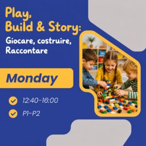 Play, Build & Story: Giocare, Costruire, Raccontare Monday